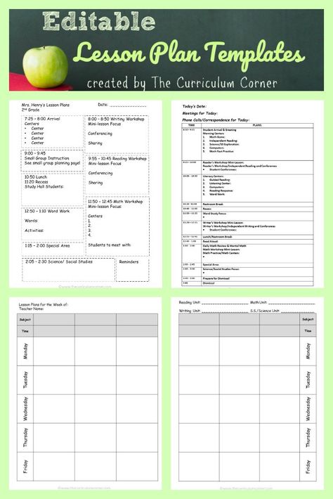 Organisation, Teaching Lesson Plans Templates, Kindergarten Lesson Plans Template, Elementary Lesson Plan Template, Lesson Objectives, Teacher Lesson Plans Template, Curriculum Template, Blank Lesson Plan Template, Editable Lesson Plan Template