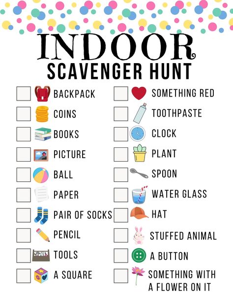 Toddler Learning Activities, Indoor Scavenger Hunt For Kids, Indoor Scavenger Hunt, Scavenger Hunt Clues, Fun Indoor Activities, Scavenger Hunt For Kids, Indoor Activities For Kids, Indoor Fun, Fun Family Activities