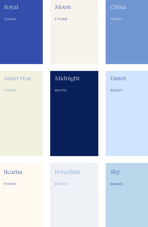 What Colours Go With Blue, Cream Blue Color Palette, Blue Cream Palette, Blue And White Color Pallete, Blue And White Website Design, Blue White Cream Color Palette, Cute Color Schemes Colour Palettes, Blue And Cream Branding, Navy And Light Blue Color Palette