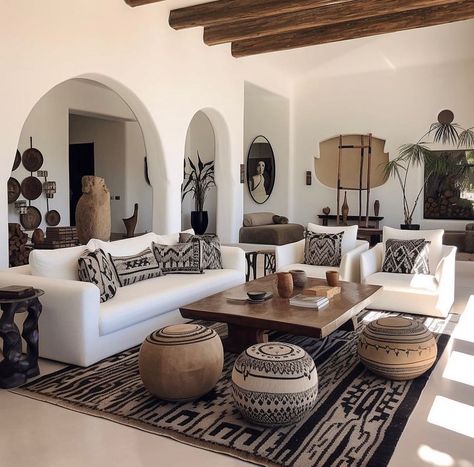 African Decor Living Room, African Living Rooms, Modern African Decor, African Interior Design, African House, African Inspired Decor, African Interior, تصميم للمنزل العصري, African Home Decor