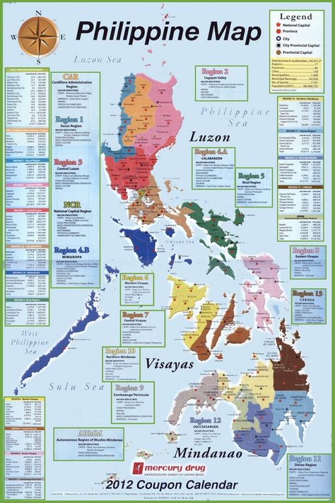 Administrative Divisions Map Of Philippines Philippine Map With Regions, Mapa Ng Pilipinas, Philippines Geography, Map Of The Philippines, Phillipines Travel, Birthday Tarpaulin, Cagayan Valley, Tarpaulin Design, Philippine Map