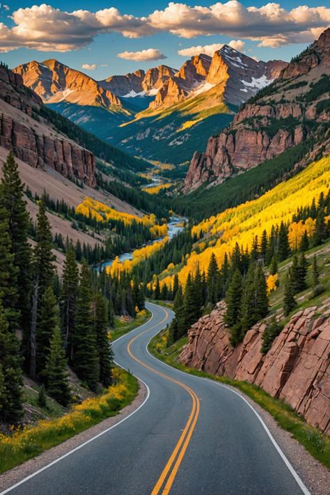 The Most Jaw-Dropping Scenic Drives in Colorado – Views You Can&#8217;t Miss! United States Nature, Colorado Scenic Drives, Pictures Of Colorado, Thanksgiving In Colorado, Colorado Life Aesthetic, Colorado Durango, Colorado Vibes, Black Hawk Colorado, Snow Colorado