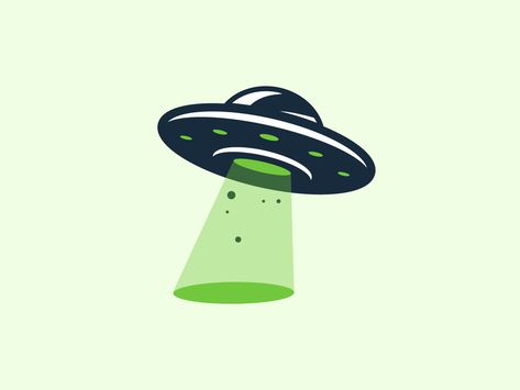 UFO Logo by Insigniada - Branding Agency | Dribbble | Dribbble Black, Branding Agency, Spaceship, The Sky, Global Community, Branding, Green