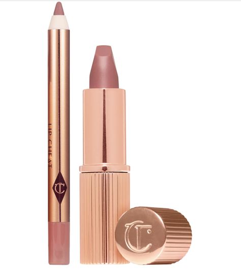 Makeup Charlotte Tilbury, Pillow Talk Lipstick, Charlotte Tilbury Pillow Talk, Lipstick Liner, Lip Liner Set, Charlotte Tilbury Makeup, Simple Makeup Looks, Sephora Beauty, Lip Set