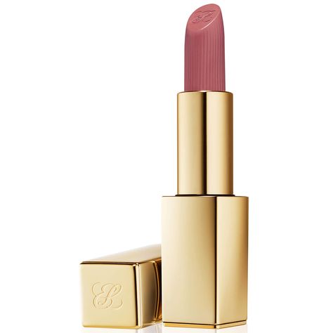 Estée Lauder’s Pure Colour Matte Lipstick offers bold, vibrant colour in one stroke. Available in an array of shades, the lipstick glides on statement matte colour for long-lasting wear.Velvety and creamy, the formula saturates the lips for up to 10 hours of wear, while resisting bleeding or creasing. The perfect matte finish is powered by Estee Lauder’s plush powder complex, delivering visibly smooth and soft lips. Infused with nourishing plant oils, the Moisture Lock Complex hydrates and plump Dimensional Color, Color Lipstick, Lipstick Matte, Raspberry Seed Oil, Beauty Make-up, Elf Cosmetics, Creme Lipstick, Long Lasting Lipstick, Estée Lauder