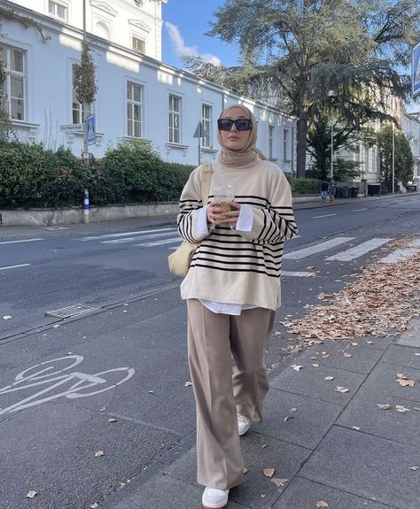 Fall Winter Outfits 2023 2024 Trends, Modest Winter Outfits, Stylish Outfits Casual, Hijab Fashion Summer, Estilo Hijab, Modest Casual Outfits, Stile Hijab, Hijab Trends, Muslim Outfits Casual