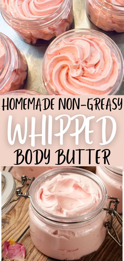 whipped body butter Easy Diy Body Butter, Easy Body Butter Recipes, Body Butter Recipes, Homemade Whipped Body Butter, Diy Whipped Body Butter, Whipped Body Butter Recipe, Diy Body Butter Recipes, Diy Lotions, Body Butter Recipe