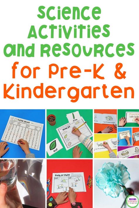 Between animal life cycles, parts of a plant, and planets and stars, science in Pre-K and Kindergarten classroom is so exciting! This collection of science activities and teacher resources includes engaging learning printables, simple science experiments, and even a fun craft! Grab these interactive kindergarten science resources today! Science Ideas For Kindergarten, Science Lessons For Kindergarten, Science For Kindergarten, Kindergarten Science Lessons, Stars Science, Prek Science, Simple Science Experiments, 2024 Classroom, Kindergarten Science Activities