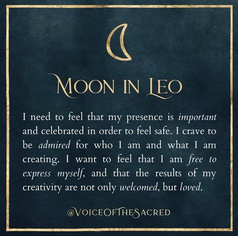 Leo Woman, Moon In Leo, Moon Cycles, Astrology Zodiac, Zodiac Signs, Moon, Signs, Feelings