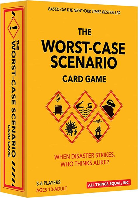 The Worst-CASE Scenario Card Game - All New Family/Party Game | 0% Trivia, 100% Humorous Fun Friend Game Night, Scenario Game, Adult Game Night, What Do You Meme, Family Party Games, Awkward Family Photos, Challenging Games, Family Party, Worst Case Scenario