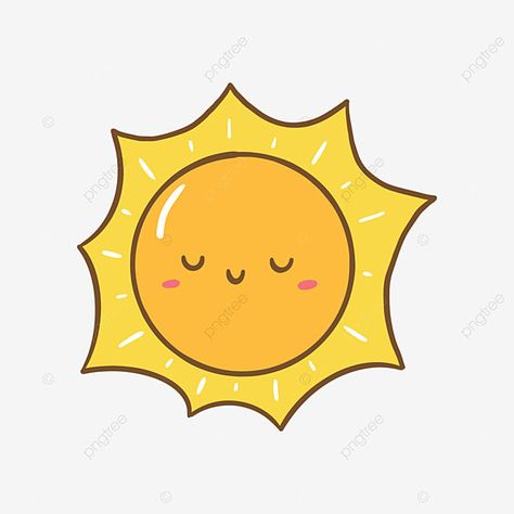 Kawaii, Cute Sun Doodle, Sun Drawing Cute, Sun Simple Drawing, Sun Cartoon Drawing, Cute Sun Drawing, Sun Drawing Design, Draw A Sun, Drawing Sunglasses