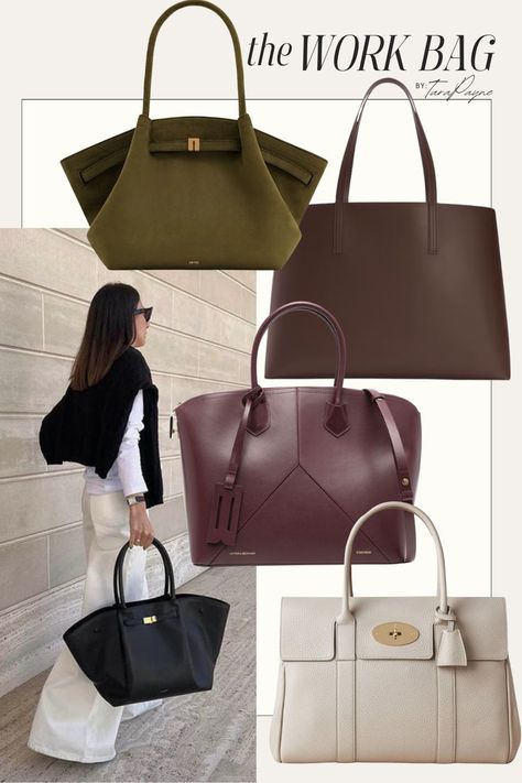 How To Find The Perfect Work Bag Work Backpack Women, Stylish Work Bag, Everyday Work Bag, Work Bags For Women, Tote Bag Outfit, Best Work Bag, University Bag, Uni Bag, Work Purse