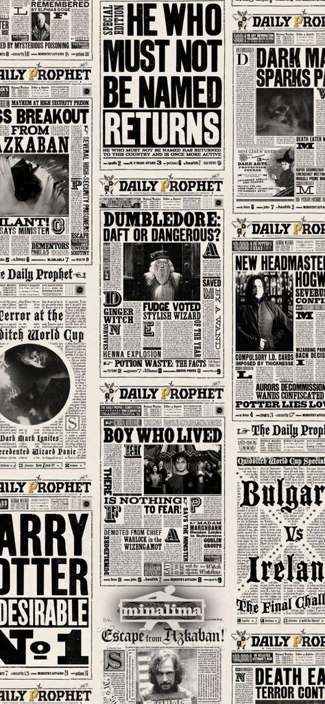 Poster Harry Potter, Harry Potter Wallpaper Phone, Daily Prophet, Harry Potter Stickers, Harry Potter Background, Harry Potter Poster, Harry Potter Wallpaper, Harry Potter Aesthetic, Jrr Tolkien