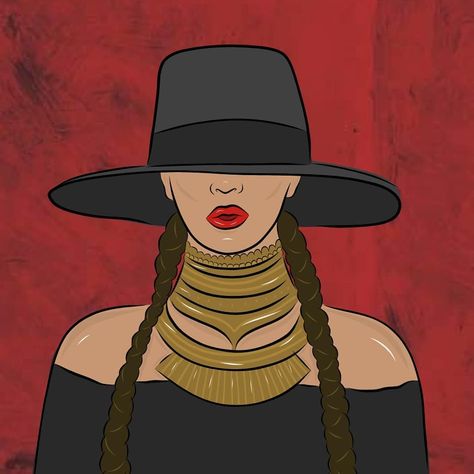 Beyoncé, Run The World Beyonce, Beyonce Art, Beyoncé Art, Who Run The World, Who Runs The World, Print Ideas, Illustrator Illustration, Easy Paintings