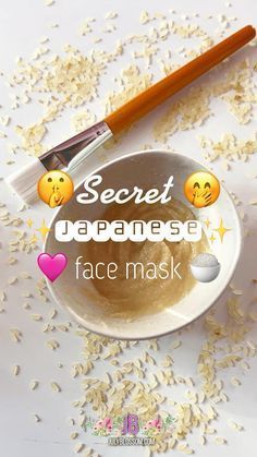 Rice Face Mask, Narrow Laundry, Balzam Na Pery, Beginner Skin Care Routine, Wrinkle Free Skin, Clear Healthy Skin, Diy Skin Care Routine, Natural Face Skin Care, Diy Skin Care Recipes