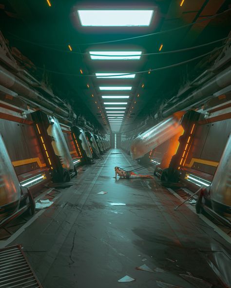 Cyberpunk Tech, Scifi Interior, Sci Fi Wallpaper, Art Cyberpunk, Spaceship Interior, Sci Fi Environment, Subway Station, Cyberpunk City, Sci Fi Horror