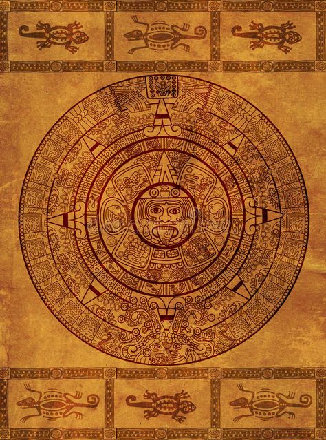 Maya calendar. On ancient parchment - over white #Sponsored , #AD, #ADVERTISEMENT, #calendar, #parchment, #ancient, #Maya Alternative Health, Homeopathy, Home Foot Soak, Maya Calendar, Body Cleanse Diet, Sugar Detox, Health Center, Detox Diet, Stock Photography Free