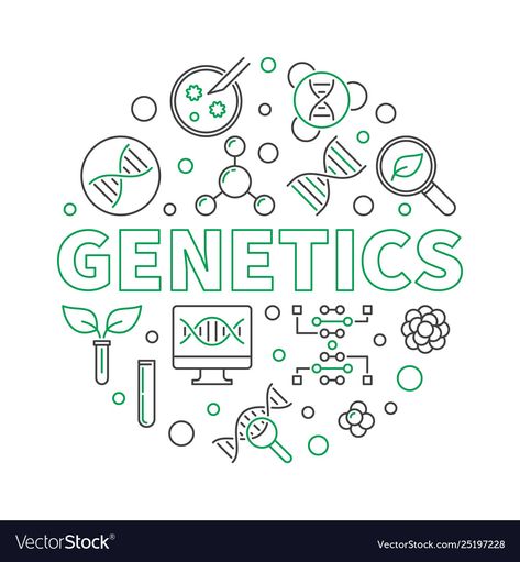 Genetics Drawing, Biotechnology Art, Round Illustration, Science Lab Decorations, Dna And Genes, Dna Drawing, Drawing Notebook, Dna Art, Molecular Genetics