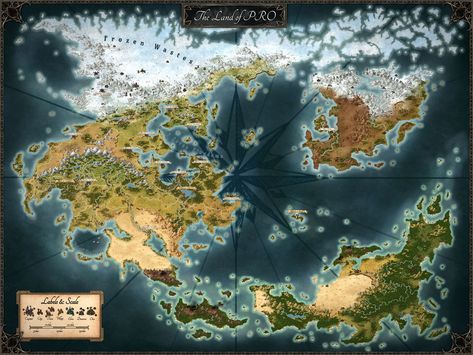 Maps Of Fantasy Worlds, Dnd Fantasy World Map, Fantasy Map Concept Art, City Map Fantasy Art, World Map Fantasy Art, Fictional World Map, Maps Fantasy World, D&d World Map, Fantasy World Map Design