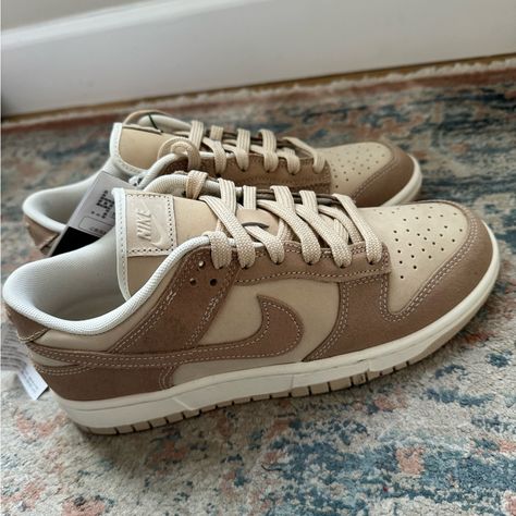 New With Tags. Women’s 8.5. Classy Casual Shoes Men, Brown Nike Shoes Aesthetic, Fall Nike Dunks, Nike Dunk Needlework, Fall Shoes Sneakers, Nike Shoes Men Aesthetic, Trendy Fall Shoes For Women, Mocha Dunks Outfit, Casual Everyday Shoes