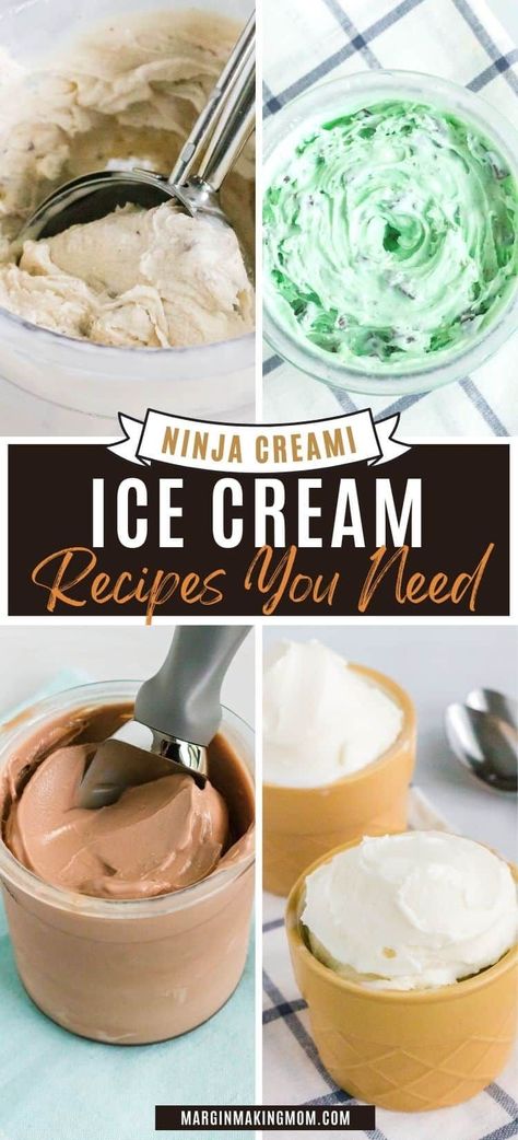 Ice Cream Maker Recipes Healthy, Ninja Creami Recipes, Ninja Ice Cream Recipe, Protein Ice Cream Recipe, Ice Cream Recipes Machine, Healthy Ice Cream Recipes, Creami Recipes, Ice Cream Maker Recipes, Ninja Recipes