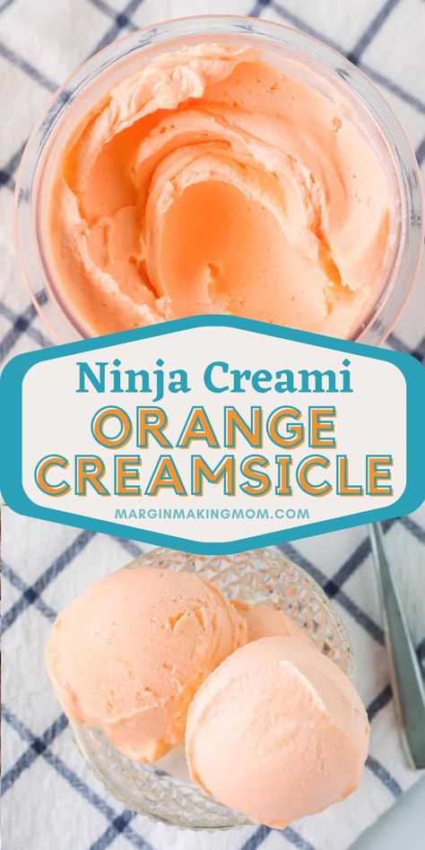 It's easy to make this Ninja Creami orange ice cream, using orange soda! It's a light and creamy treat, with the flavor of an orange soda float. Orange Cream Ice Cream, Homemade Ice Cream Recipes For Ice Cream Maker, Best Homemade Ice Cream Recipe, Orange Dreamsicle Ice Cream, Homemade Orange Ice Cream, Ice Cream Recipes For Ice Cream Maker, Orange Creamsicle Ice Cream Recipe, Homemade Custard Ice Cream, Ice Cream Machine Recipes