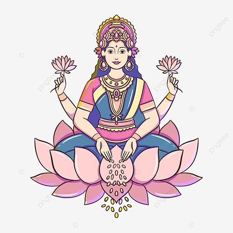 Lakshmi Devi Images Drawing, Godess Laxmi Drawing, Laxmi Ganesh Drawing, Diwali Designs Pattern, Lakshmi Drawing Art, Lakshmi Ji Drawing, Marathi Months, Lakshmi Images Drawing, Goddess Lakshmi Drawing