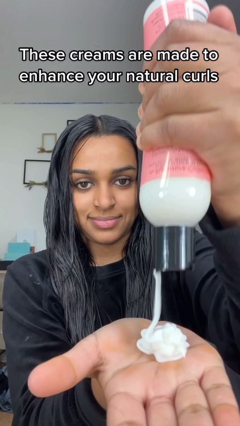 my_pawfect_family on Instagram: Faking curly hair… day 6! This time, we are using curl creams and the brush technique to try abs get defined curls! I’m so excited to see… How To Apply Curl Cream, Curly Hair Cream Curls, How To Use Curl Cream On Wavy Hair, How To Use Curl Cream, How To Make Curls Last All Day, Curling Cream For Natural Hair, Curl Cream For Wavy Hair, Curl Cream For Curly Hair, Diy Curl Cream