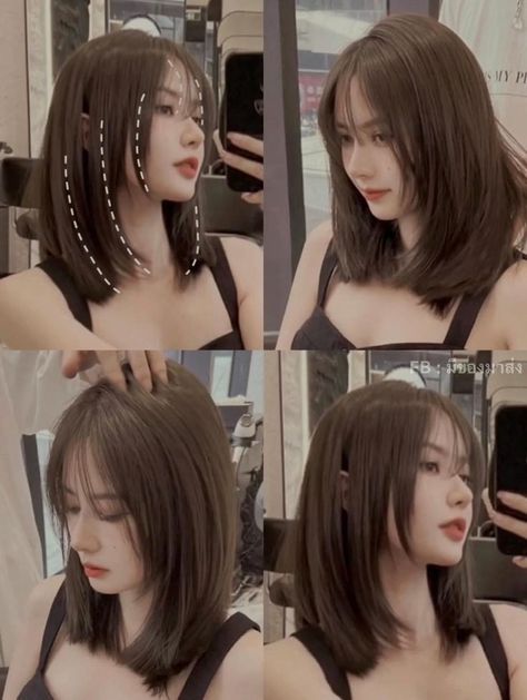 Korean Hair Color, Korean Short Hair, Hair Style Korea, Hair Inspiration Long, Layered Haircuts For Medium Hair, Fesyen Rambut, Hairstyle Idea, Hair Inspiration Short, Hairstyles For Layered Hair