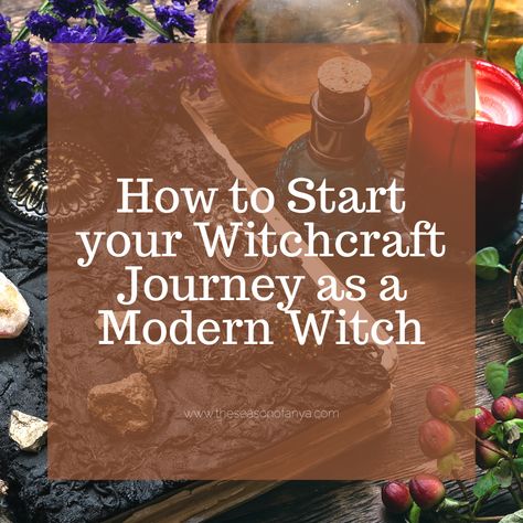 Learn how to become a modern witch with the season of Anya. Witchcraft is real, and I will share with you how to learn the ways of real witchcraft, from a real witch. How To Start Practicing Witchcraft, Beginner Witch Rituals, First Steps To Becoming A Witch, Beginning Wicca, Witch Alters For Beginners, Witch Rituals For Beginners, Witch Books For Beginners, Witch Checklist, Witch For Beginners