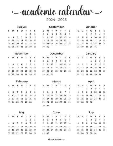 2024 2025 Academic Calendar 07 School Year Calendar 2024-2025, 2024 2025 School Calendar, Academic Calendar 2024-2025, Free Printable School Year Calendar 2024-2025, 2024 2025 Calendar, Year Calendar 2024, Yearly Calendar 2024 Free Printable, 2025 Calendar Printable Free, Printable Calendar 2024