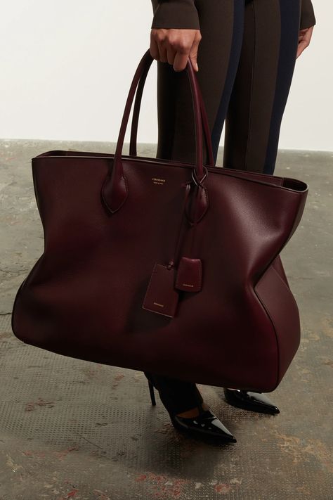 Resort 2024 Collection, Ferragamo Bag, Resort 2024, How To Stretch Boots, Bag Trends, Nubuck Leather, 2024 Collection, Black Patent Leather, Leather Handbag