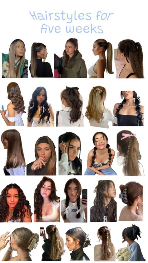 Hairstyle Examples, Easy Hairstyles For Thick Hair, Hair Inspiration Long, Hairstyles For Layered Hair, Hairdos For Curly Hair, Hair Stylies, Back To School Hairstyles, Hair Up Styles, Hairdo For Long Hair