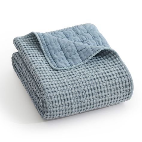 PRICES MAY VARY. CLASSIC STYLING: One of our most popular throw, the Mills Waffle throw is a timeless traditional, an instant classic. It is enormously versatile. Drape it at the end of your bed or on your favorite, cozy chair; snuggle up with it in front of a fire in winter; or throw it over you just as the sun goes down as you enjoy a cool Spring or Summer evening outdoors. SOFT AND COMFORTABLE LUXURY: Made from the softest fabrics, the Mills Waffle Throw will never feel heavy, stiff or uncomf Waffle Quilt, Forest Quilt, Quilted Throw, Waffle Blanket, Quilted Throw Blanket, Waffle Stitch, Reversible Blanket, Woven Throw Blanket, Crochet Patterns Free Blanket