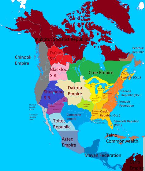 Alternate native American history Native American Map, American History Photos, American Indian History, Native American Wisdom, Imaginary Maps, History Notes, Texas History, Alternate History, History Pictures