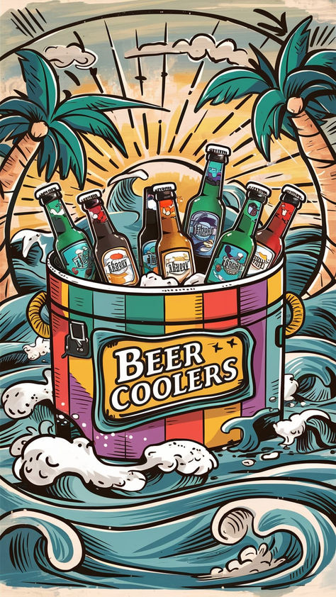 Best Beer Coolers [Recommended in 2024]  Ever wanted to crack a cold one with the boys but couldn’t find a good beer cooler?  HAVE NO FEAR! We are here to provide you with some of the best beer coolers in the market! Never worry about your beer tasting like warm piss! Beer Games, Yeti Tundra, Specialty Beer, Good Beer, Beer Cooler, Portable Cooler, Beer Tasting, Beverage Cooler, Cold Beer