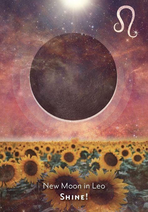 New Moon in Leo - Yasmin Boland New Moon In Leo, New Moon Full Moon, Leo Moon, New Moon Phase, Moon In Leo, Angel Oracle Cards, Divine Feminine Spirituality, Tarot Cards Art, Angel Cards