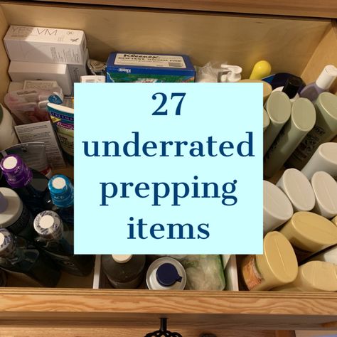 27 Underrated Prepping Items - Rogue Preparedness Doomsday Prepping, Emergency Preparation, Prepper Items, Emergency Preparedness Items, Survival Prep, Preppers Pantry, Emergency Preparedness Food, Emergency Prepardness, Emergency Preparedness Kit