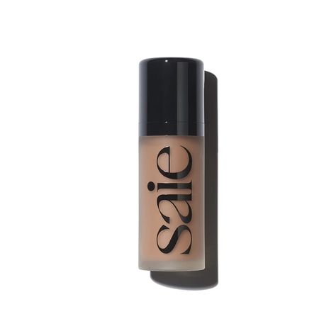 Saie Dew Bronze | Soft-Focus Effortless Liquid Bronzer Makeup Products Contour, Saie Bronzer Liquid, Saie Bronzing, Saie Beauty Bronzer, Natural Makeup Products Aesthetic, Saie Bronzing Drops, Glossier Bronzer, Bueaty Products, Gold Makeup Products