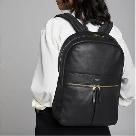 16 Laptop-Friendly Backpacks For The Back-At-Work Commuter | HuffPost Life Commuter Backpack Women, Knomo Backpack, Work Backpack Women, Office Backpack, Professional Backpack, Stylish Laptop Bag, Elegant Backpacks, Neoprene Backpack, Womens Work Bag