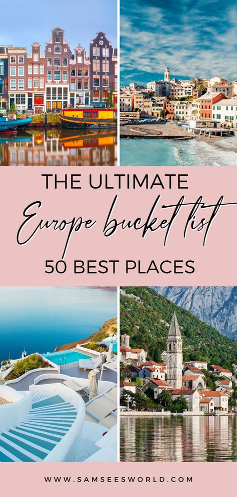 Summer Bucket List For Kids, Top Countries To Visit, Places To Visit In Europe, Best Countries To Visit, Europe Bucket List, Top Places To Travel, Europe Holidays, Places On Earth, Summer Bucket List