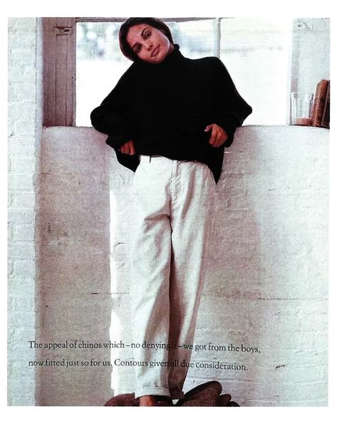 Time Traveling With J.Crew’s Olympia Gayot J Crew Vintage Ads, 90s Winter Catalog, 90s Jcrew Ads, Old J Crew Catalog, J Crew 1993, J Crew 1990s, Vintage Jcrew Catalog, 90s Jcrew Style, Lost Jcrew