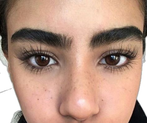 Thick Eyebrows Natural, Big Eyebrows, Eyebrows Goals, Big Eyelashes, Long Thick Eyelashes, Bushy Eyebrows, Big Lashes, Perfect Eyelashes, Thick Brows