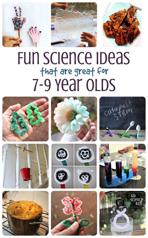 Loads of fun science and STEM activity ideas that would be great for 7-9 Year Olds (primary / elementary school aged kids) – Go Science Kids  #science #scienceactivities #stem Family Science Experiments, Summer Activities Age 7, Craft For 9 Year, Activities For Seven Year Olds, Summer Activities For Kids 7-9, School Age Science Activities, Elementary School Craft Ideas, Crafts For Eight Year Olds, Nanny Activities Elementary