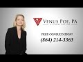 Workers Compensation Attorney Greenville SC Venus Poe is a workers compensation attorney in Greenville SC that offers big firm experience and small town values to clients who need legal representation. Call Today for a FREE Consultation! (864) 214-3363 You can also visit her website at http://venuspoe.com or here for workers comp page. http://www.venuspoe.com/workers-compe... Venus Poe Attorney at Law 330 East Coffee Street Greenville SC 29601 (864) 214-3363