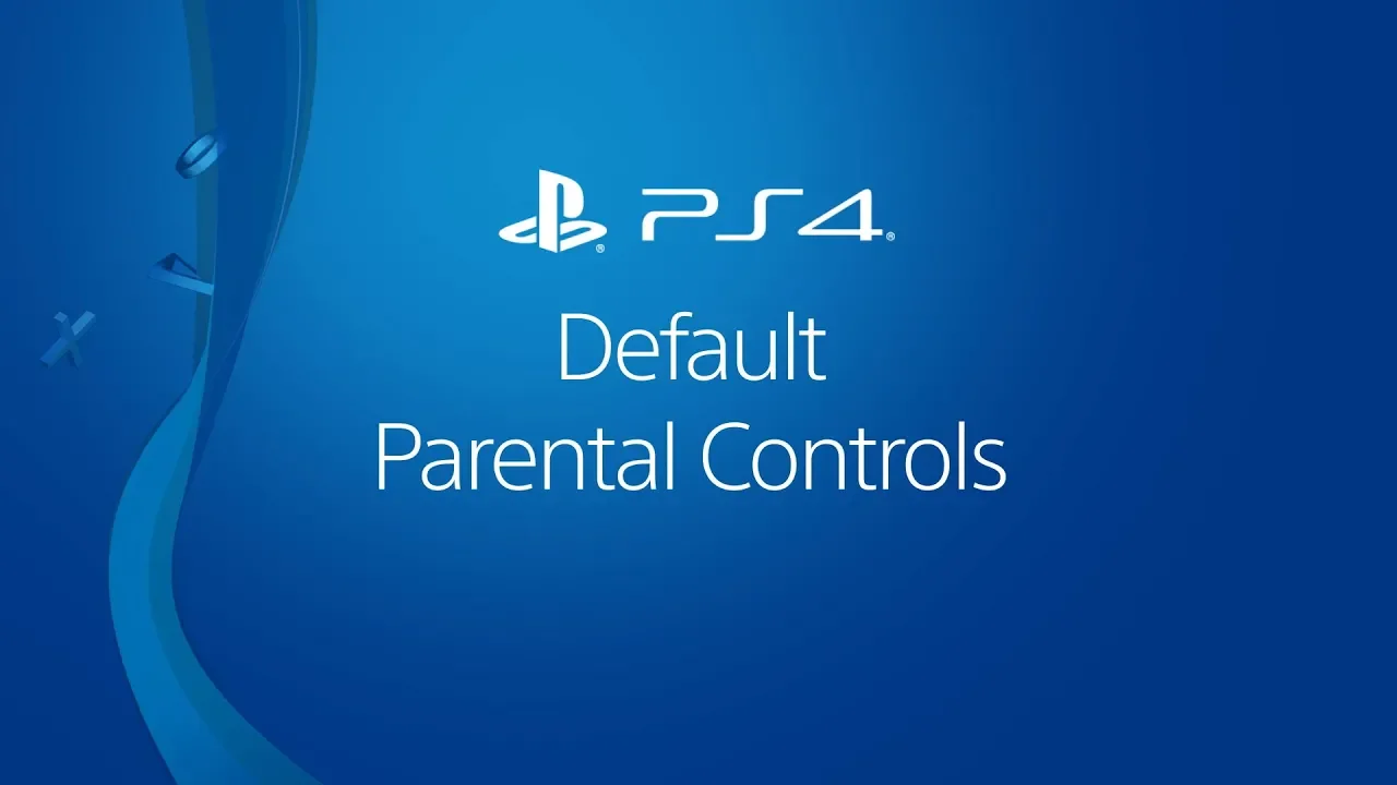 Support video: Default Parental Controls on PlayStation 4 console