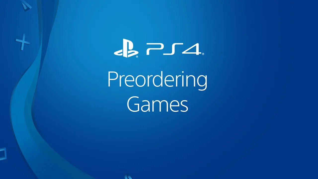 Support video: Downloading pre-ordered PS4 console games