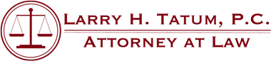 Larry H. Tatum, P.C. Attorney at Law Logo