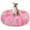 Gradient Pink, variant on Exclusivo Mezcla Calming Donut Pet Bed for Small Dogs 20", Anti-Anxiety Plush Cozy Warming Dog Bed, Pink Rainbow