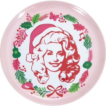 Dolly Parton Christmas Cheer Plastic Serving Tray 14"